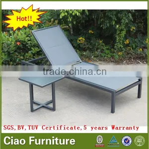 Factory Seconds Outdoor Furniture Mesh Fabric Outdoor Lounger thumbnail-6