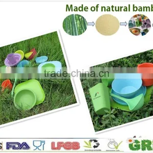 Conventional Best Design Antique Bamboo Fiber Tableware Set thumbnail-2