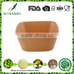 Eco Friendly Wholesale Bamboo Fiber Salad Bowl Colorful Dinnerware Sets thumbnail-3