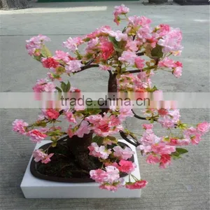 SJ201710013 China Manufacturer High Simulation Artificial Cherry Blossom Bonsai Tree thumbnail-1