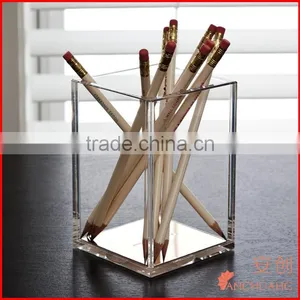 Cube Acrylic Pencil Cup Pen Holder thumbnail-1