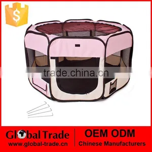 462716 190T Polyester With PVC Coating Folding Pet Tent Playpen Dog Fence Puppy Kennel Folding Exercise Play thumbnail-1