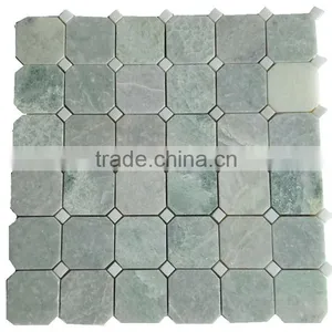 MM-CV323 Good Quality Interior Design Natural Stone Marble Octagonal Mosaics thumbnail-1