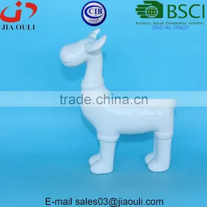 Christmas Decorations White Ceramic Deer for Table Decorations thumbnail-1