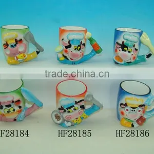 Ceramic Milk Cow Cup thumbnail-1