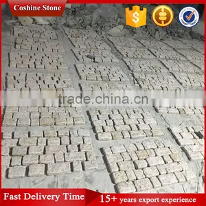 Granite Cobblestone Paver Mats, Mesh Cobblestone Pavers for Sale thumbnail-2