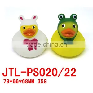 Bath Duck Toys With Horns on Heads thumbnail-2