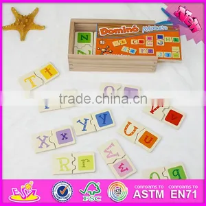 Лучшие продажи в 2016 году: весёлые деревянные домино для детей W15A069 thumbnail-1