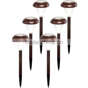 NEW Remington Bronze Solar Power LED Path Way Stake Lights thumbnail-1