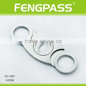 CC-1007 9.5cm 2CR13 Stainless Steel NO. Eight-Shaped Full Stainless Steel Cigar Scissors thumbnail-1