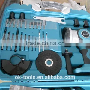 2014 New Modern Electric Drill Angle Grinder Impact Wrench Power Tool Sets 4 in 1 Combo Kit Tool Box thumbnail-5