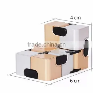 Original Factory Wholesale Newest Fidget Cube Children Desk Toy Infinity Cube Metal Display Cubes thumbnail-4