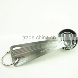 42139 6pcs Stainless Steel Nesting Measuring Cups and Spoons Set thumbnail-2