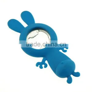 16072 Rabbit Shape Beer Bottle Opener in Silicone+steel thumbnail-4