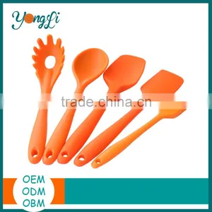 Chinese Eco-friendly Set of 6 Piece Different Types Food Silicone Kitchen Utensils Tools thumbnail-4