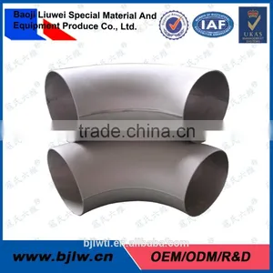 90 Degree Gr5 Titanium Elbow Pipe Fitting thumbnail-1