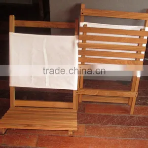 2016 Wooden Beach Chair With Canvas Fabric for Outdoor Furniture thumbnail-6
