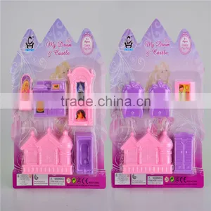 2016 New Fashion Kids Furniture Toy Plastic Castle Play Set thumbnail-1