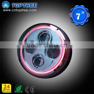 7inch Led Head Light Defender Head Auto Lights Je ep Wrangler Harley Je ep Jk Driving Light thumbnail-4