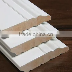Hotsale Eco-friendly White Primed Kitchen Cabinet Skirting Board With Insect-resistant Function thumbnail-1