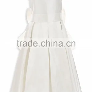 Child Bow Ivory Premium Bridesmaid Wedding Dress HSD8133 thumbnail-2