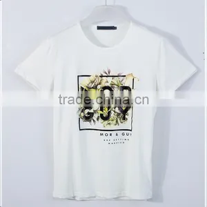 NEW Design Casual Slub BAMBOO Cotton t Shirt Men Offset 3D Printing O-neck Special Cool Top Tees thumbnail-3