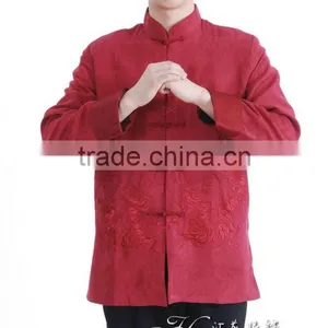 Chinese Traditional Long Sleeve Mens Clothes thumbnail-1