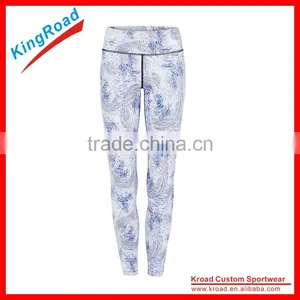 Uesd Yoga Pants With Sublimation Print thumbnail-1
