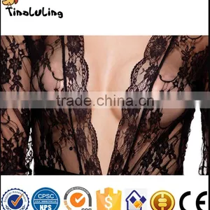 New Sexy Lingerie Manufacture Teddy Conjoined Sexy Appeal Tights Lingerie Set Sleepwear Underwear Uniform Costume thumbnail-4