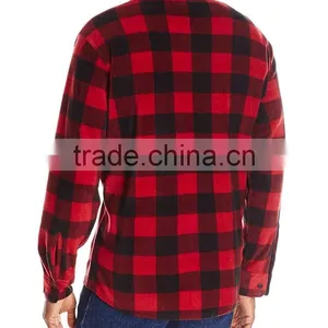 Cheap Thick Flannel Plaid Shirt 2016 Winter for Men thumbnail-4