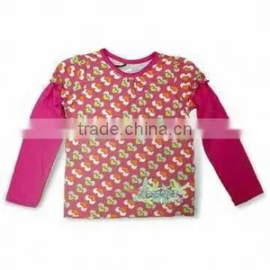 Kid's T-shirt, Comfortable to Wear, Various Colors and Designs Are Available thumbnail-1