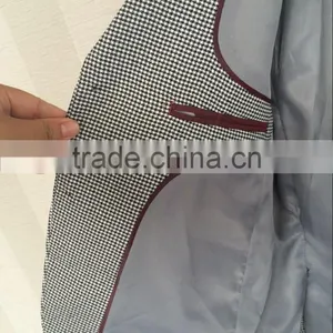 2017 New Style Latest Design China High Quality Plaid Boy Formal Wear Suit thumbnail-4