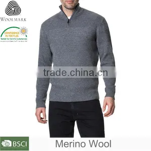 OEM Zip Top Custom Man Pullover Sweater thumbnail-1
