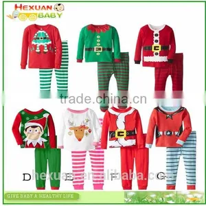 100% Cotton Chrismas Clothing Set,baby Kids Child Pyjamas Pijama / Kids Pajamas / Kids Sleepwear thumbnail-1