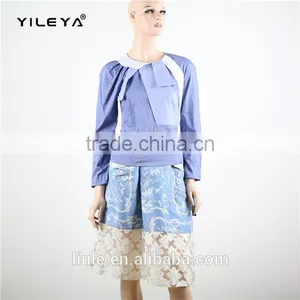 2016 Pre-fall Collection Long Sleeve Women New Blouse Neck Design thumbnail-1