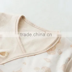 Organic Cotton Baby Romper Organic Long Sleeve Baby Onesie thumbnail-3