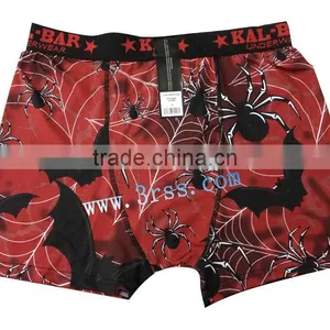 Male Seamless Print Boxer Underwear Elastic Padded Boxer for Men thumbnail-1