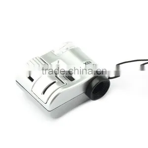 Brand New Mini Lens 60X Pocket Magnifier Microscope With LED Light Jewelry Jeweler Loupe Currency Dectector thumbnail-2