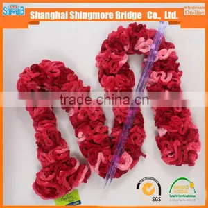 100% Polyester Railway Fancy Knitting Yarn for Hand Knitting Scarf thumbnail-1