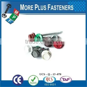 Made in Taiwan Flat Head Undercut TEK Screws # 3 Point Roofing Screws Self Drilling Screws for All Metal Prevailing thumbnail-2