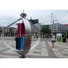 3KW Rooftop Vertical Axis Maglev Wind Turbine With Aluminum Alloy Blade thumbnail-1