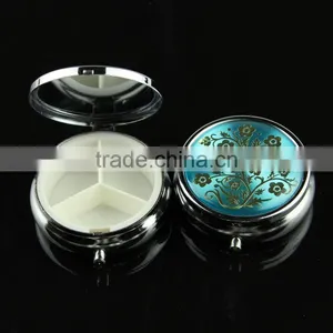 3 Cells Tablet Pill Box Holder Medicine Storage Organizer Container Case Small - 50 Styles Plus thumbnail-2