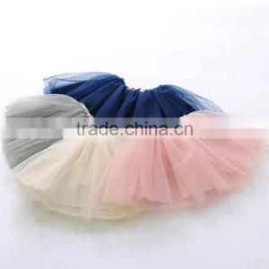 Latest Kid Girl Clothes Tulle Skirt Fashion Star Design Children Puffy Tulle Skirt thumbnail-1