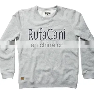 Gray Sweatshirt With Embroidery thumbnail-2