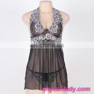 Wholsale See Through Women Sexy Nude Nightwear for Honeymoon thumbnail-4