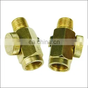 SAR Solid Brass Compressed Air Pressure 1/4" NPT Inline Regulator thumbnail-1