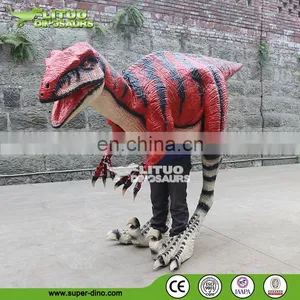 China Realistic Dinosaur Costume for Sale Walking Dinosaur Costume thumbnail-5