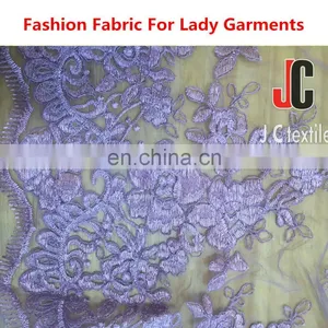 NYLON MESH EMBROIDERED High Quality Fabric thumbnail-5