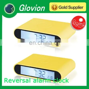 Novelty Reversal Gift Clock Small Digital Clock Promotional Clock thumbnail-1