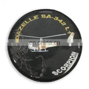 Custom Made Embroidery Patch With Waterproof Transparent Plastic Cover thumbnail-1